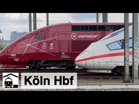 Zwischen zwei Zügen – Bahnhofsrundgang Köln Hbf 2023; feat. Schienenbus, BR 219