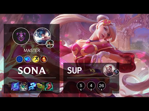 Sona Support vs Rakan - EUW Master Patch 11.19