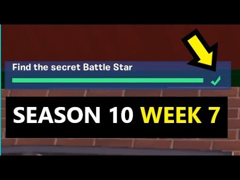 Fortnite Season 10 week 7 secret battle star LOCATION (Season X week 7 Battle Star)