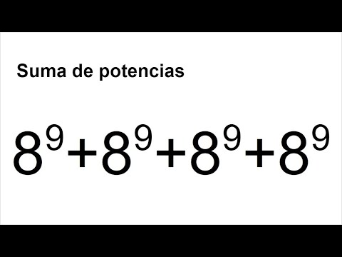 ¿SABES OPERAR ESTA SUMA DE POTENCIAS? Matemáticas Básicas