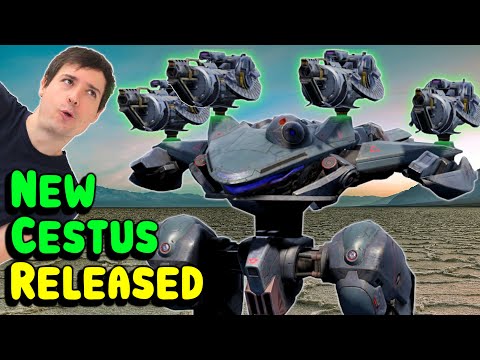 New 9.3 CESTUS Vs Free For All - War Robots Grenade Launcher Gameplay WR