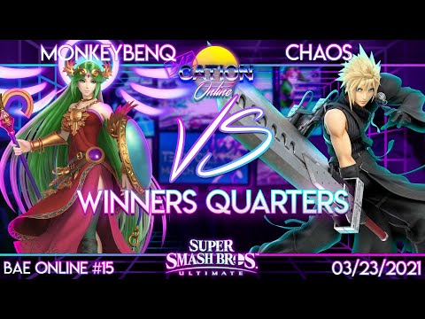 Baecation Online #15 - SSBU - MonkeyBenQ (Palutena) vs. TSB | Chaos (Cloud) - W. Quarters
