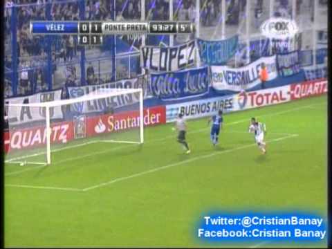 Velez 0 Ponte Preta 2 (Codigo Velez) Copa Sudamericana 2013 Los goles (7/11/2013)