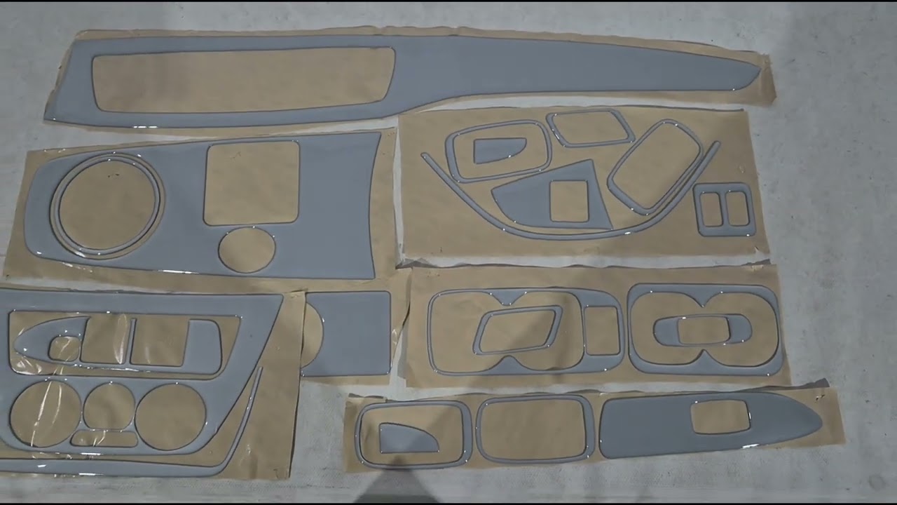 Накладка на панель приборов V1 (Meric) Video 2