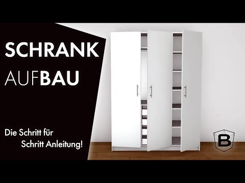 Schrankaufbau Schritt für Schritt