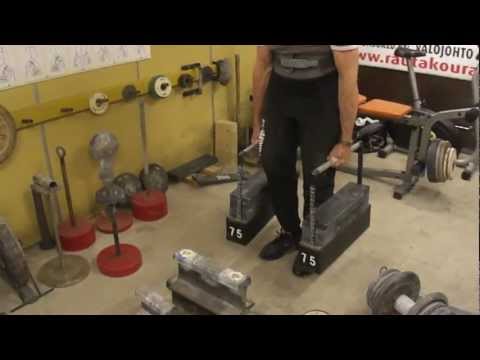 Eero ja 126kg per käsi, hurjat 41 sekuntia