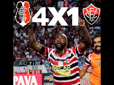 Gols Santa Cruz 4x1 Vitória - Brasileirão 2016 - HD