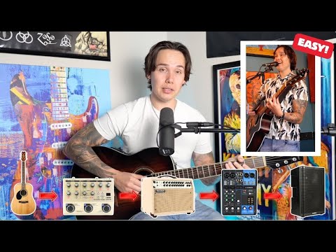 How to Set Up and Connect Gear for a Solo Acoustic Gig (Full Tutorial)