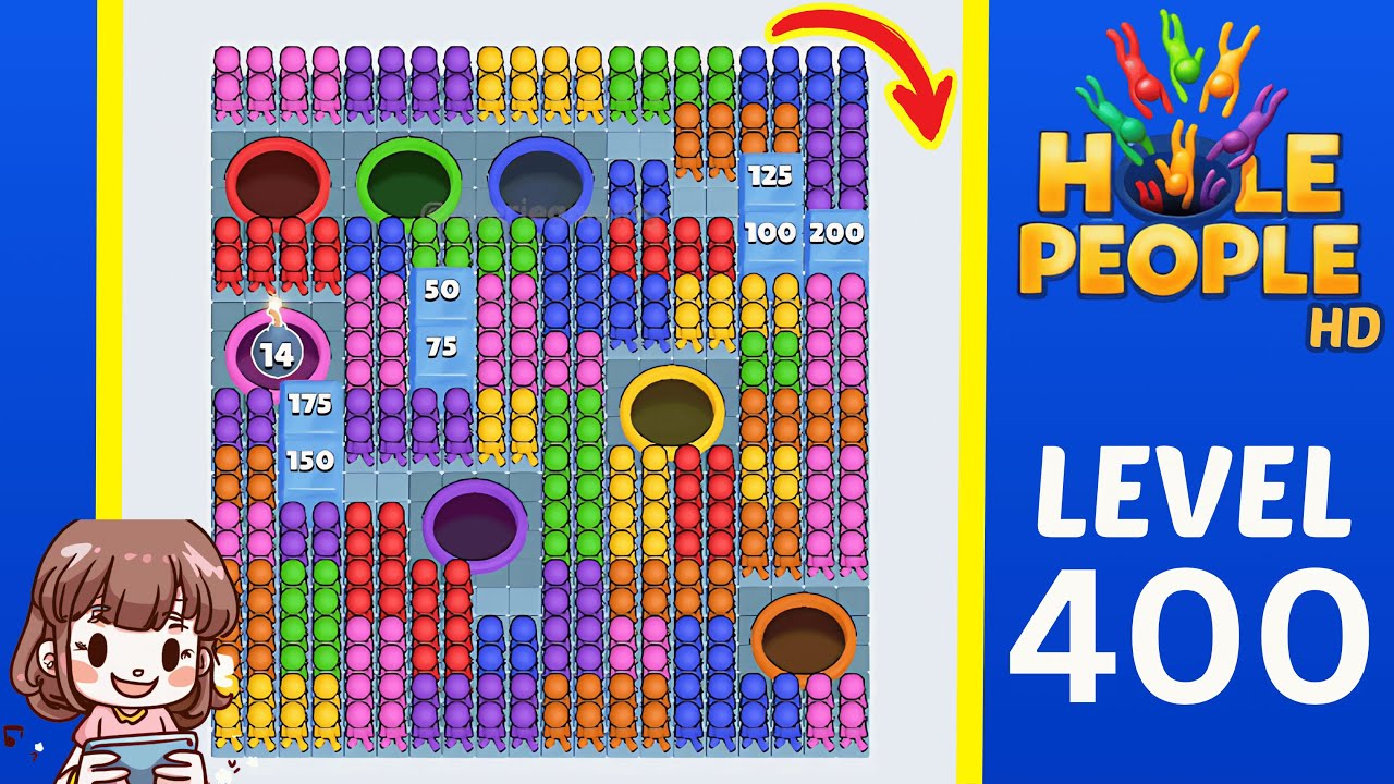 Hole People Level 400 Solution Walkthrough