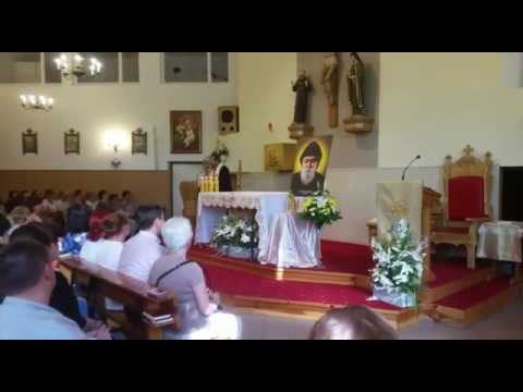 Św. Charbel w parafii św. Franciszka i św. Klary w Tychach, 24.05.2016