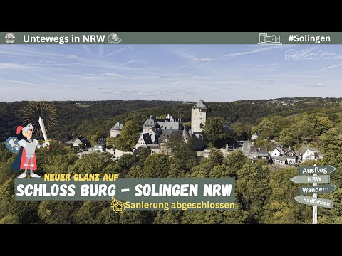SCHLOSS BURG 🏰 Solingen - Renovation completed | On the road in NRW | 2025