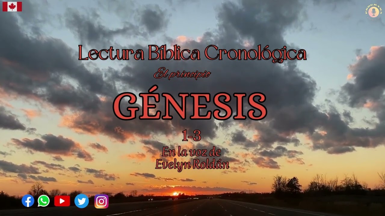 PRA Lectura Bíblica Cronológica | Génesis 1-3 | Dia 1