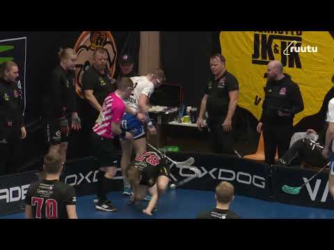 F-liigaM, Happee - Jymy, 19.2024.2024. Tilanne ajassa 55:22.