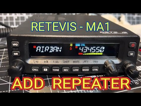 Retevis MA1 Add Repeater Memory & Tag  & Beginners Guide