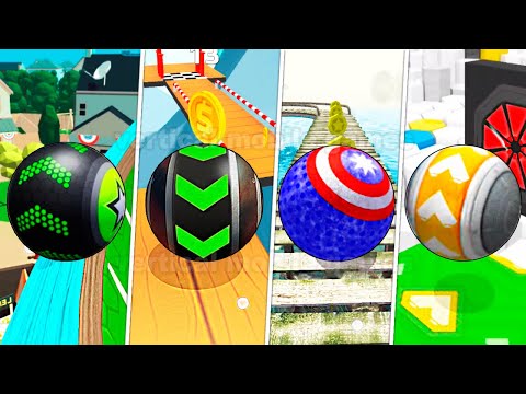Going Balls vs Sky Rolling Balls vs GyroSphere Trials vs Rollance - Who is the Fastest?