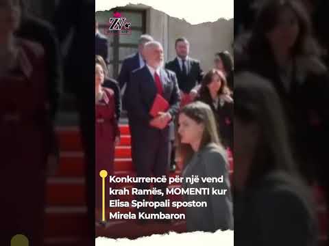 Konkurrencë për një vend krah Ramës, MOMENTI kur Elisa Spiropali sposton Mirela Kumbaron