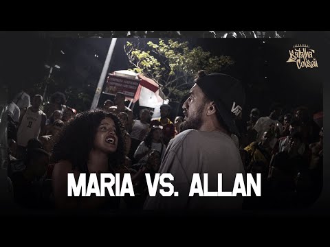 (PEGOU MUITO FOGO 🔥🔥)MARIA (SP) X ALLAN FREESTYLE - SEMI FINAL - BDCOLISEU - EDIÇÃO 45 SEGUNDOS #210