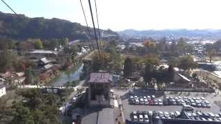 preview picture of video '岩国城ロープウエイ城山山頂→吉香公園 Iwakuni castle ropeway'