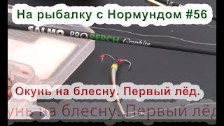 Первый лед окунь на блесну