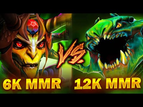 What happens when 6k MMR meets 12k MMR in Dota 2