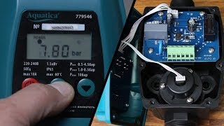 Aquatica Контроллер давления 1.1 кВт 1" электронный с регулировкой давления включения/отключения (779546) - відео 1