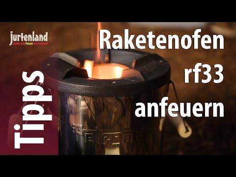 Nešiojama viryklė-krosnelė Petromax Rocket Stove video