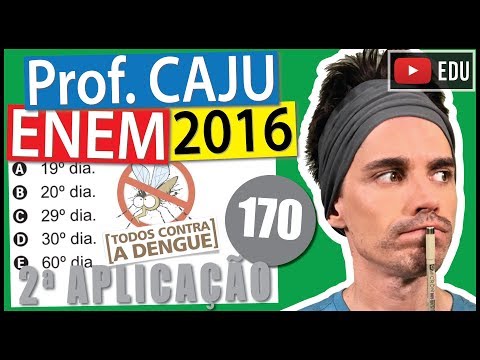 [ENEM 2016 2Ap] 170 📓 FUNCTION OF THE 2ND DEGREE To prevent an epidemic, the Health Department of a