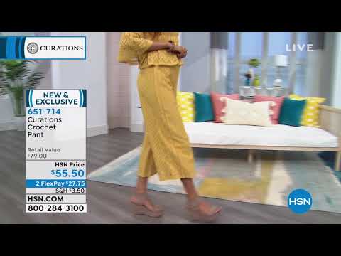 Curations Crochet Pant