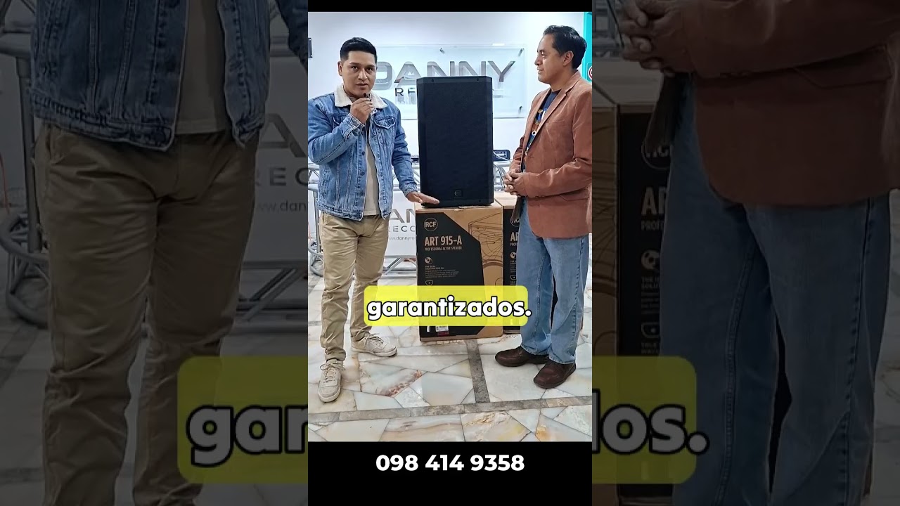 Geovanny Producciones trabaja con el sistema RCF 915A