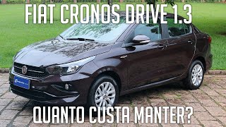 Fiat Cronos Drive 1.3 - Quanto custa manter? Consu