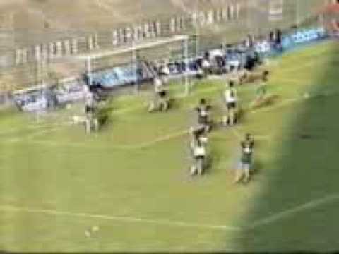 Gol de Marchesini a Racing (Boca 1-Racing 1 19-11-89)