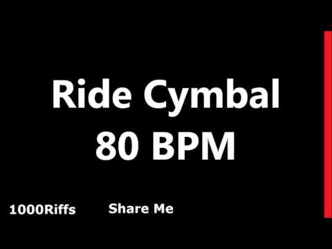 Ride Cymbal Metronome : 80 BPM