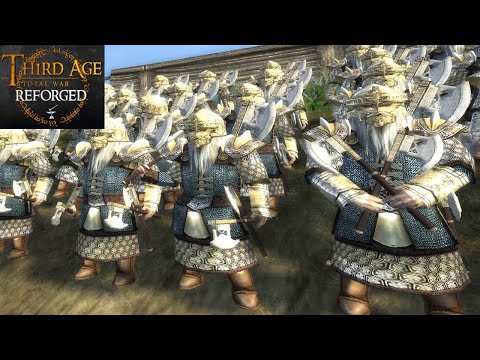 DWARVES AND ELVES DEFEND THE REDWATER (Siege Battle) - Third Age: Total War (Reforged)