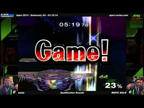 Apex 2014 - MGFC StriCNYN3 vs uuaa - SSBM