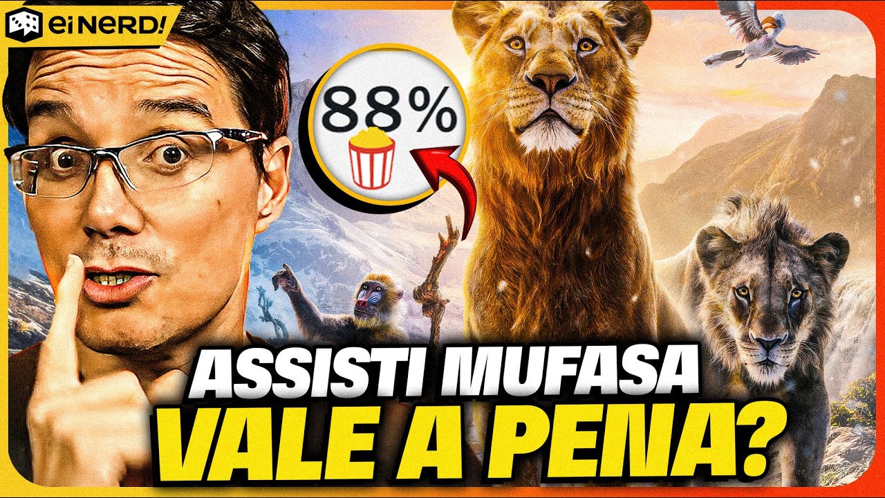 ASSISTI MUFASA: O REI LEÃO! VALE A PENA? O que achei, [SEM SPOILERS]