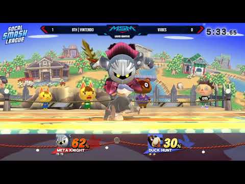 MSM 166 - BTH | Vintendo (Duckhunt) vs Viibes (Metaknight) Losers Quarters - Smash 4
