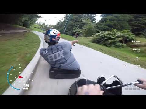Huge squad race on luge in 36mph speeds - Real Life Mario Kart In New Zealand | CONTENTbible