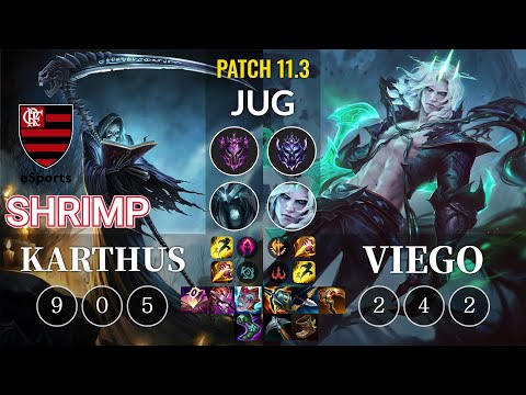 FLA Shrimp Karthus vs Viego Jungle - KR Patch 11.3