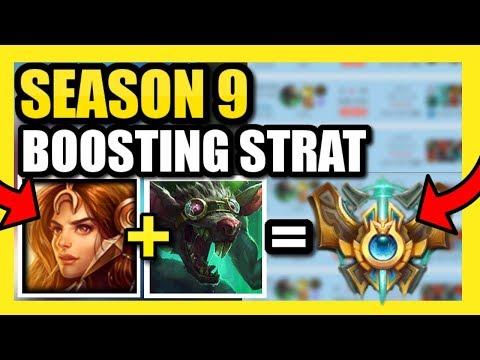THIS BOOSTING STRAT HAS A 85%+ WINRATE! TWITCH JUNGLE SEASON 9 BOOST STRAT! || LEONA ONLY TO DIAMOND