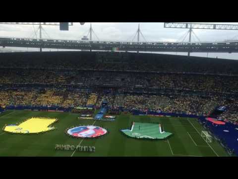 Spine Tingling Irish National Anthem, Amhran Na bhFiann, Euros 2016, Ireland V Sweden, Stade de Fra