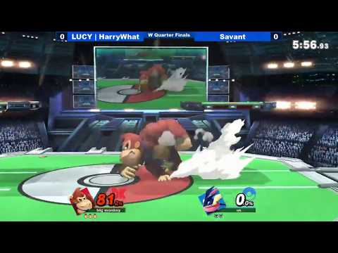 [05/11/19|SSBU] WQF: LUCY|Harrywhat (Donkey Kong) vs Savant (Greninja, Lucina)
