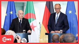 FULL PRESSER: Germany's Merz Hosts Algeria's Tebboune in Berlin | Trade, Energy & Ukraine | AC1E