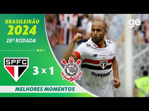 Gols e lances de São Paulo x Corinthians
