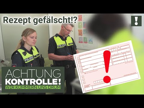 Gefälschtes ARZT-Rezept in Apotheke aufgetaucht! | Achtung Kontrolle