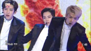 161121 EXO(엑소) - Monster(몬스터) + Love Me Right + Heaven(천국) @ SBS 파워FM 20주년 콘서트