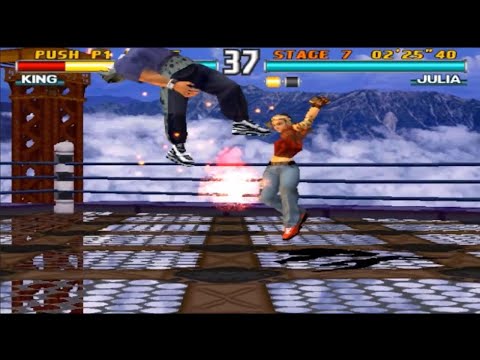 Julia With Gun Jack's Moves Gameplay - Tekken 3 (Arcade Version)