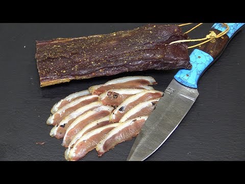 Wildschwein Schinken vom Rücken. Schritt für Schritt mit Rezept.