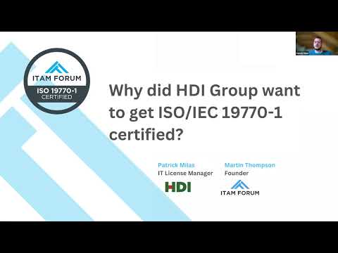 Why HDI Wanted to Achieve ISO/IEC 19770-1 Certified