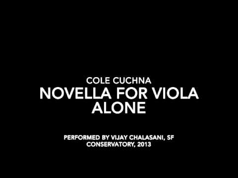 Novella for Viola Alone - SF Conservatory, 2013