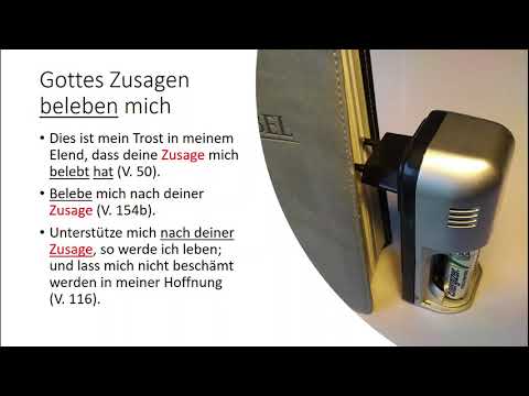 Kraft-Wort Teil 7: Gottes Zusagen beleben mich